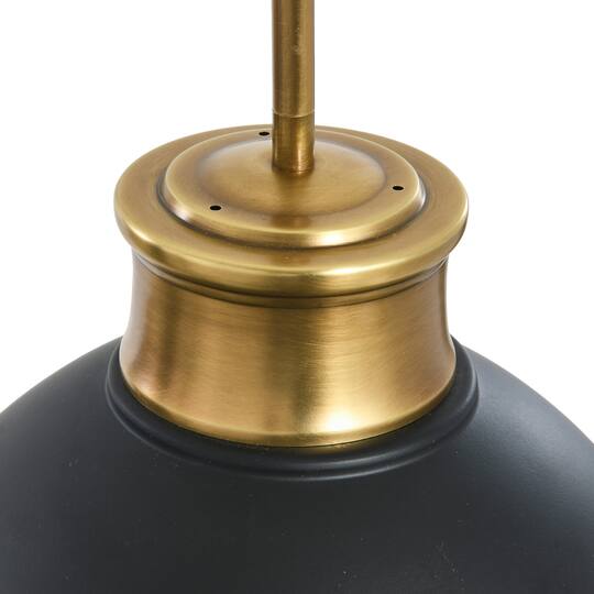 Hello Honey® Robert Stevenson Lighting Cameron Two-Tone Metal & Frosted Glass Ceiling Light